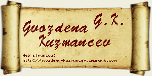 Gvozdena Kuzmančev vizit kartica